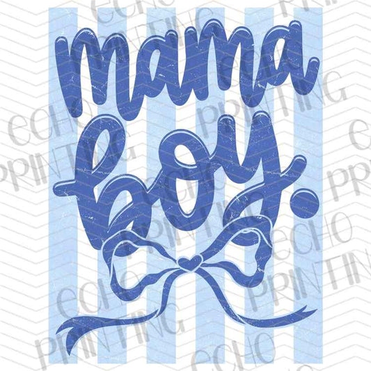 MGAG 1373 - MAMA BOY BLUE BOW