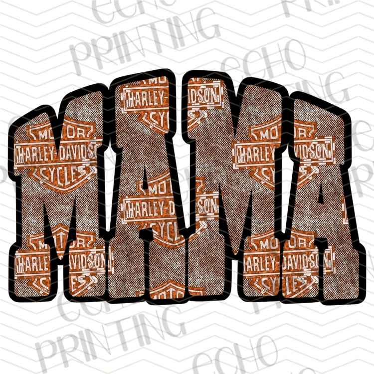 MGAG 1407 - CAMO MAMA RETRO LETTERING