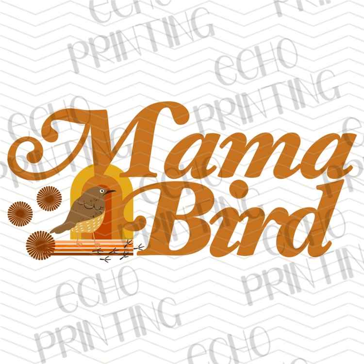MGAG 1416 - MAMA BIRD RETRO LETTERING