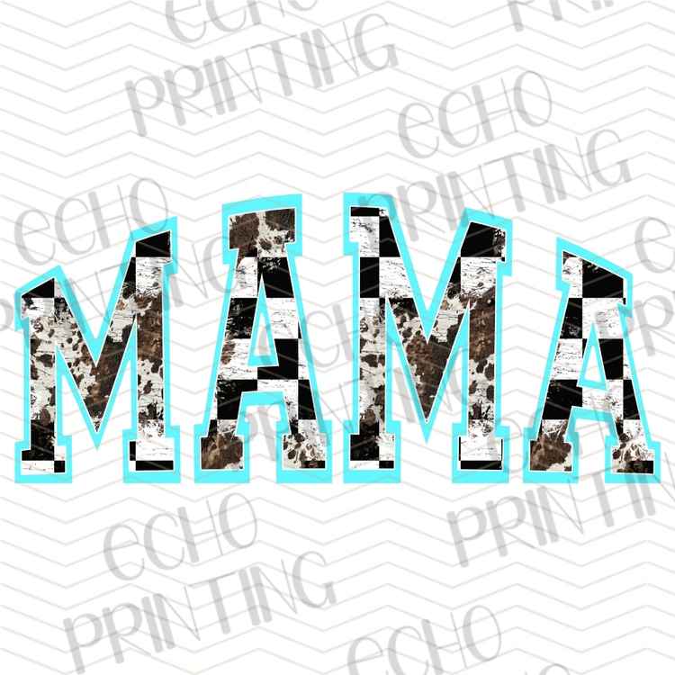MGAG 1420 - BLUE MAMA LETTERING STYLE