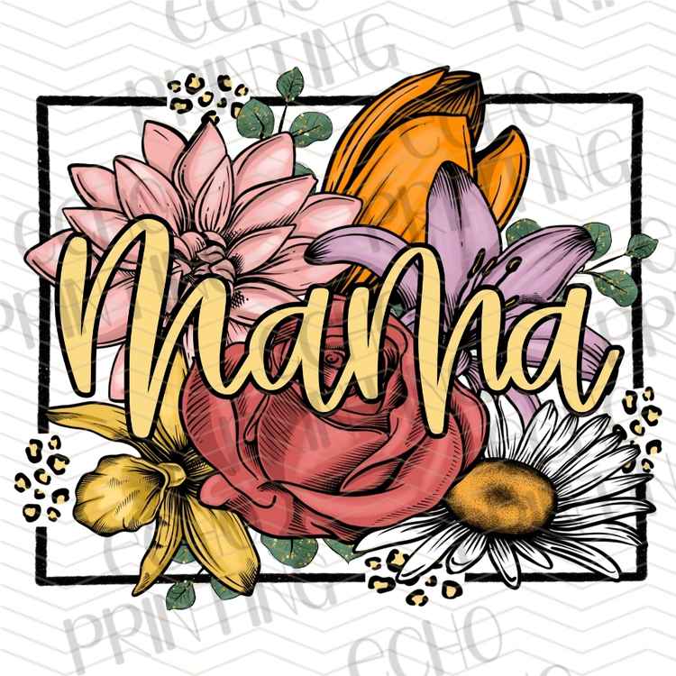 MGAG 1422 - AUTUMN MAMA FLORAL FRAME