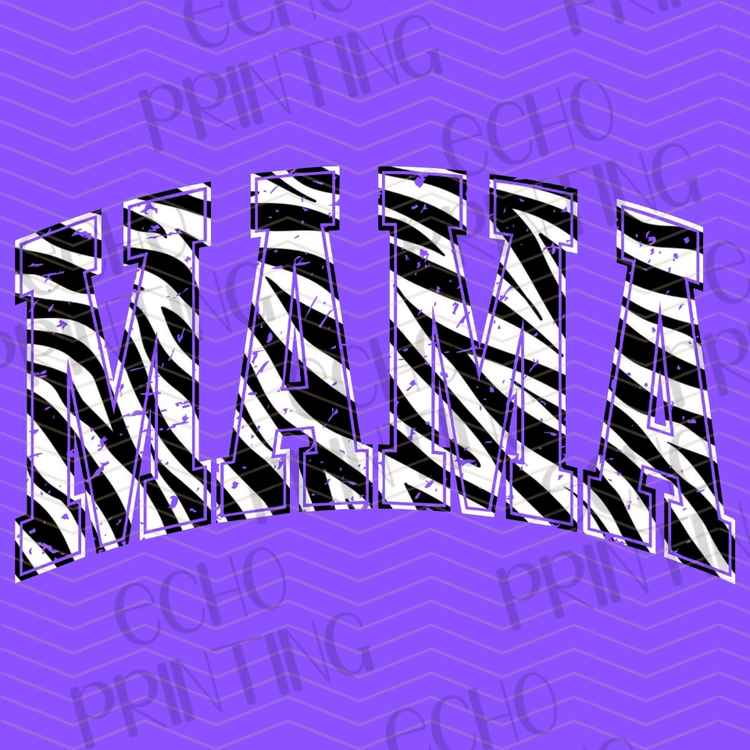 MGAG 1424 - MINI ZEBRA PRINT LETTERING