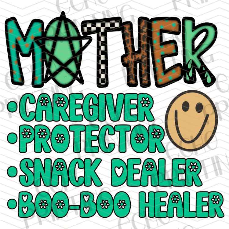 MGAG 1443 - MOTHER CAREGIVER PROTECTOR HERO