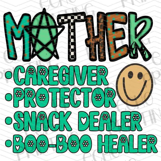 MGAG 1443 - MOTHER CAREGIVER PROTECTOR HERO