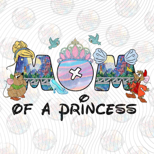 MGA 1155 - MOM OF A PRINCESS CARTOON