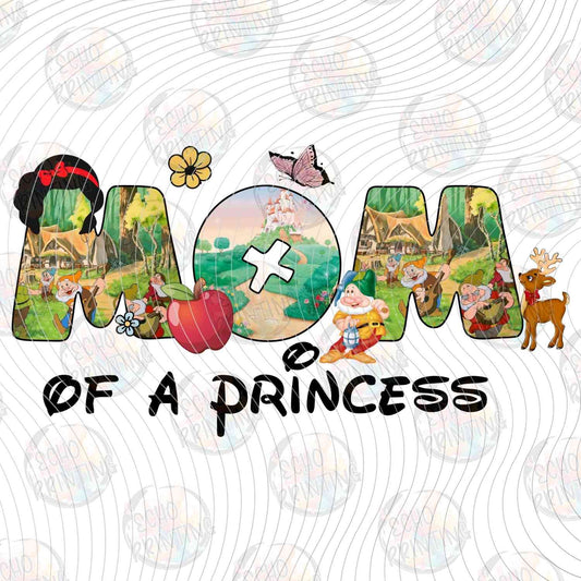 MGA 1158 - MOM OF A PRINCESS COLORFUL