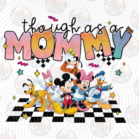 MGA 1229 - MOM LIFE CARTOON FRIENDS CHECKERBOARD