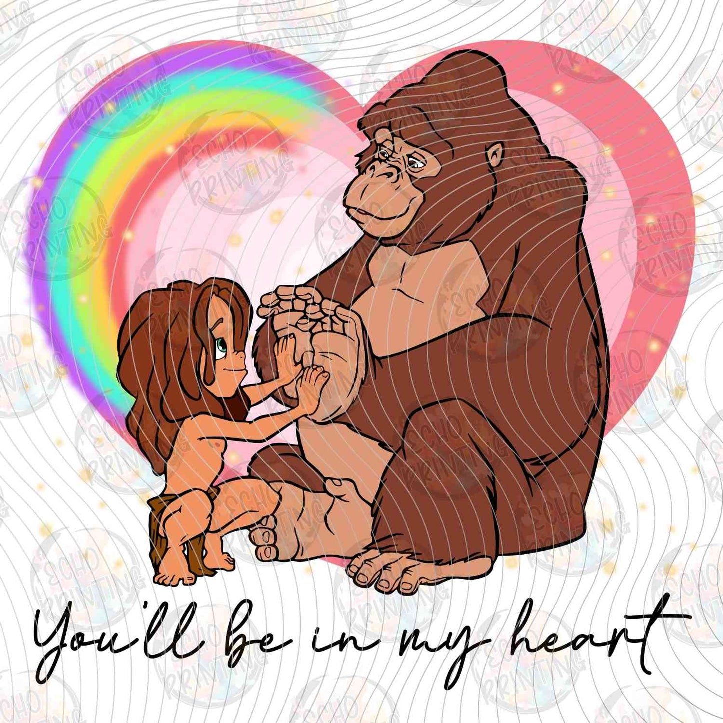 MGA 1237 - MOTHER AND CHILD RAINBOW LOVE