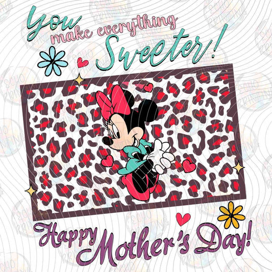 MGA 1238 - HAPPY MOTHERS DAY LEOPARD PRINT CHARACTER