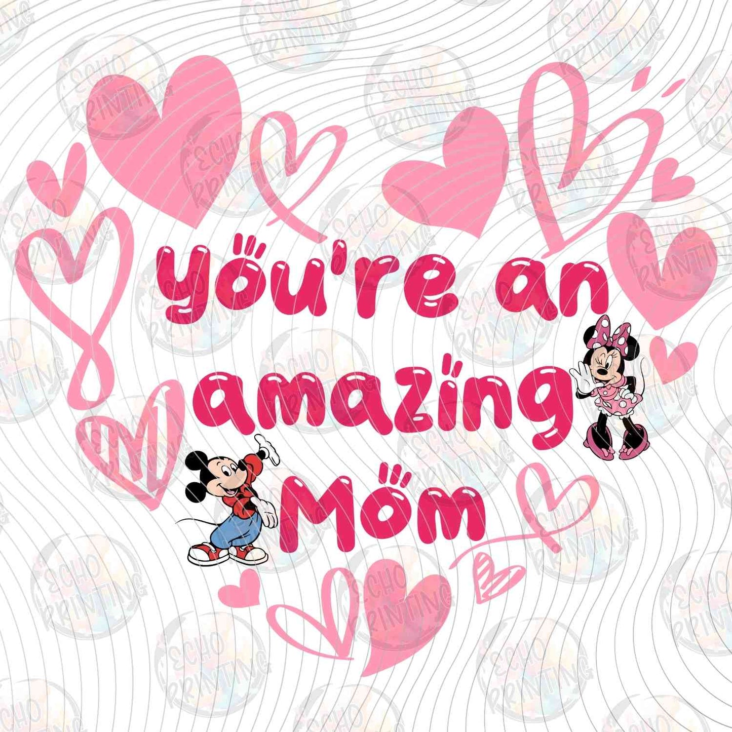 MGA 1239 - YOU ARE AN AMAZING MOM HEARTS