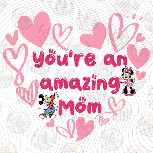 MGA 1239 - YOU ARE AN AMAZING MOM HEARTS