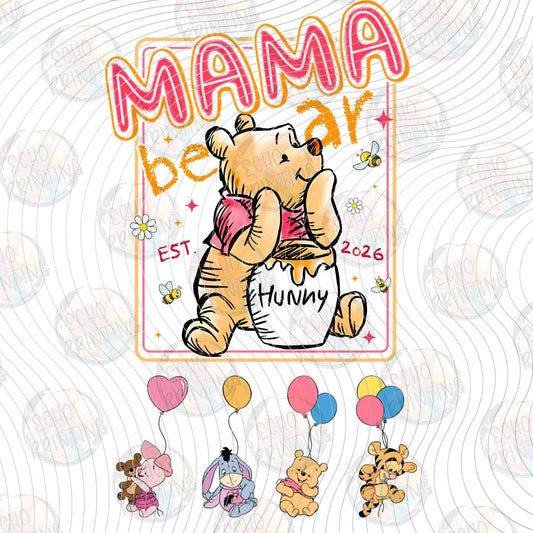 MGA 1241 - MAMA BEAR WITH CUB CUTE