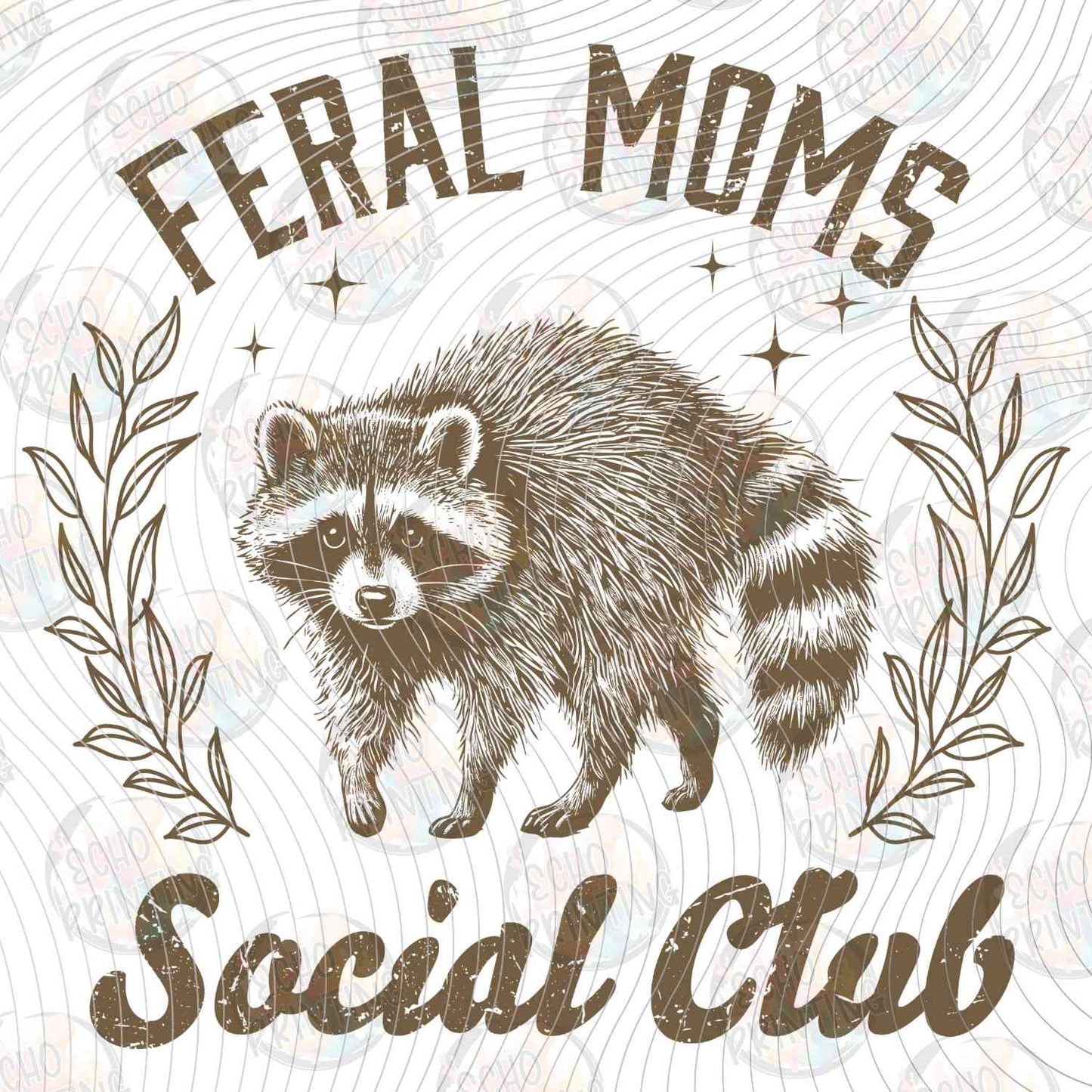 MGA 1265 - FERAL MOMS SOCIAL CLUB RACCOON