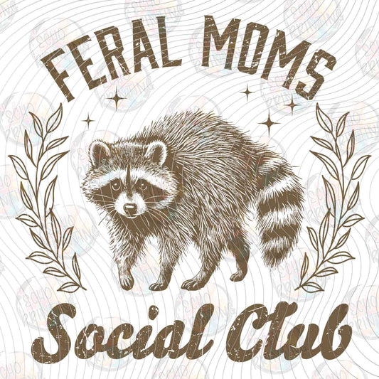 MGA 1265 - FERAL MOMS SOCIAL CLUB RACCOON