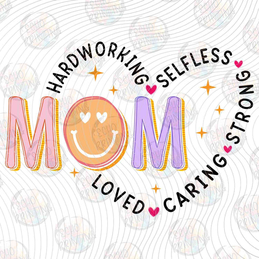 MGA 1269 - MOM SMILEY FACE HARDWORKING SELFLESS
