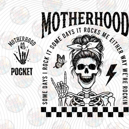 MGA 1270 - MOTHERHOOD SKELETON MESSY BUN