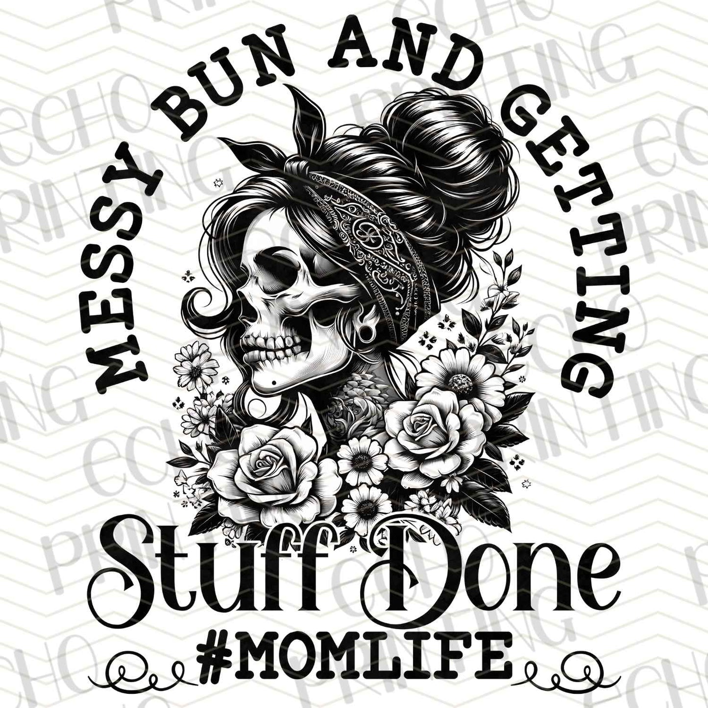 MGA 144 – MESSY BUN MOMLIFE SKULL