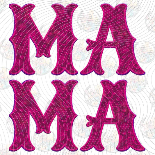 MGA 1453 - MAMA RETRO LETTERING