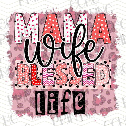 MGAG 275 - MAMA WIFE LIFE PINK