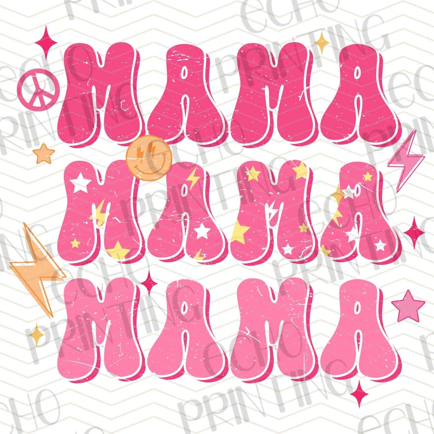 MGA 291 - MAMA PINK RETRO STACKED