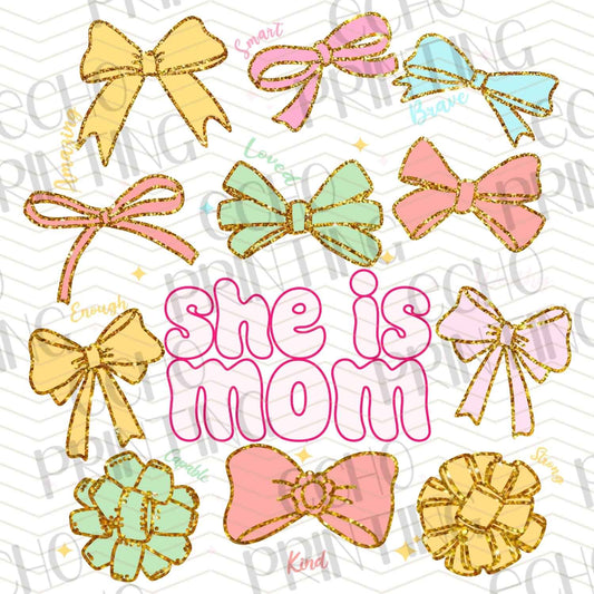 MGA 346 - SHE IS MOM BOWS