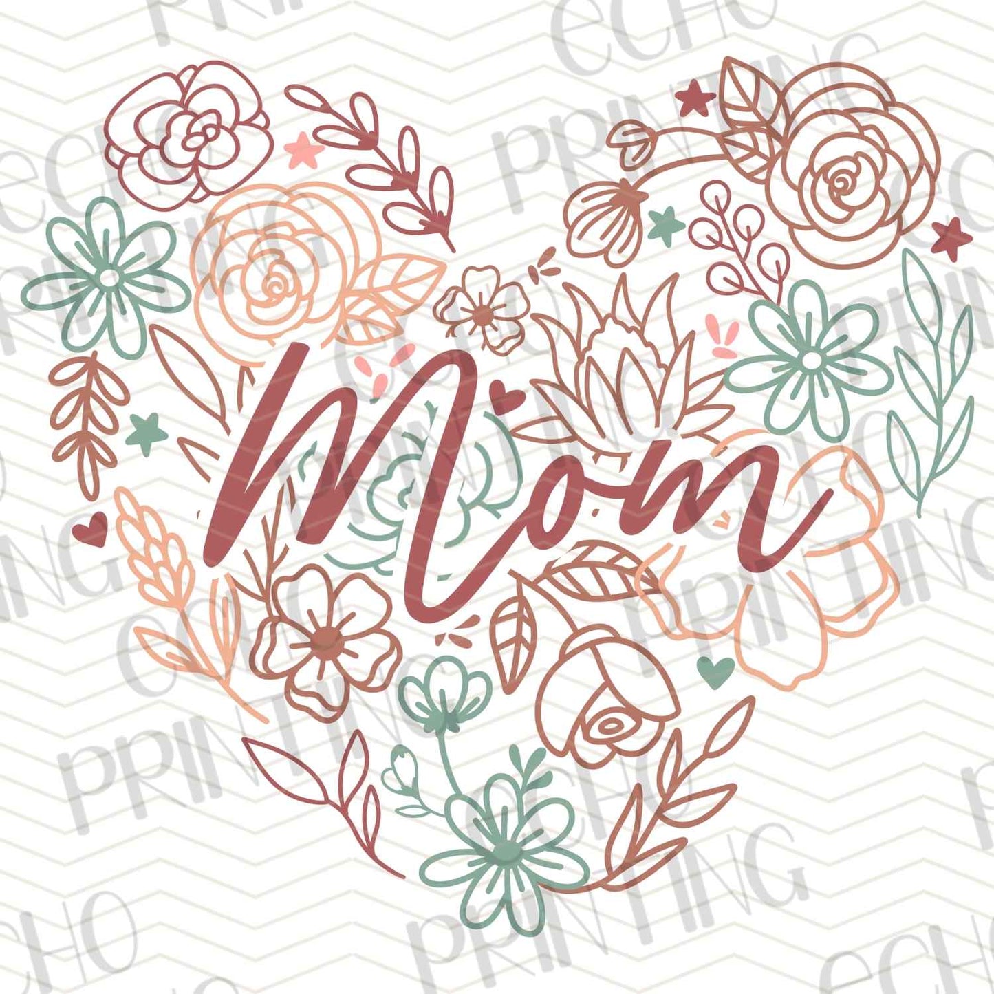 MGAG 369 - MOM FLORAL HEART