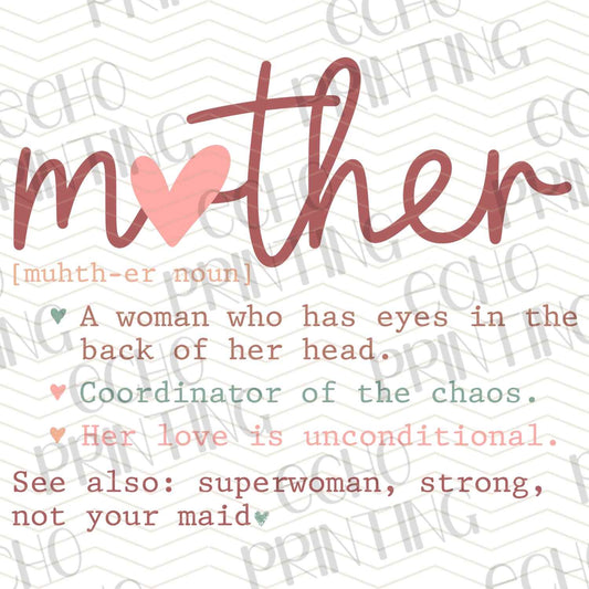 MGA 376 - MOTHER DEFINITION