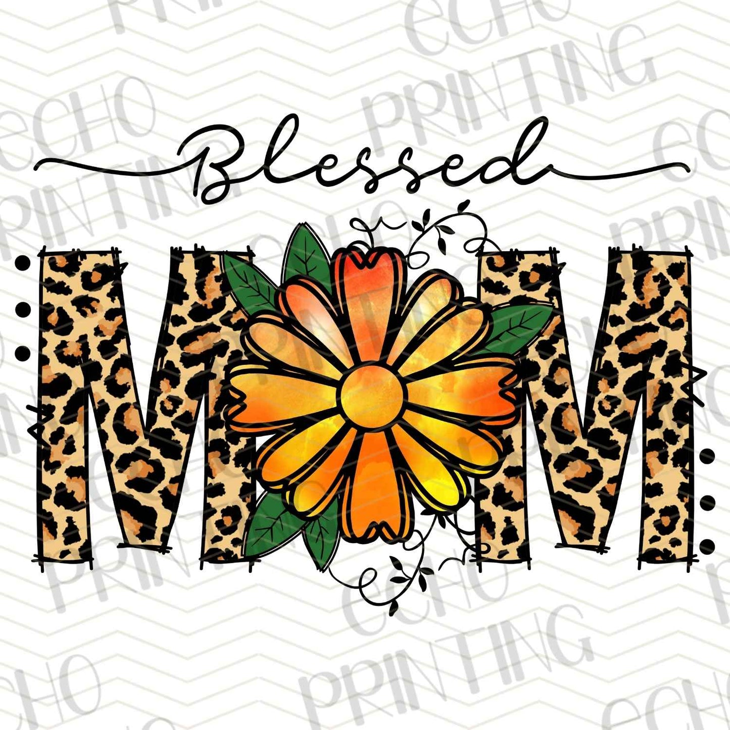MGAG 400 - BLESSED MOM LEOPARD