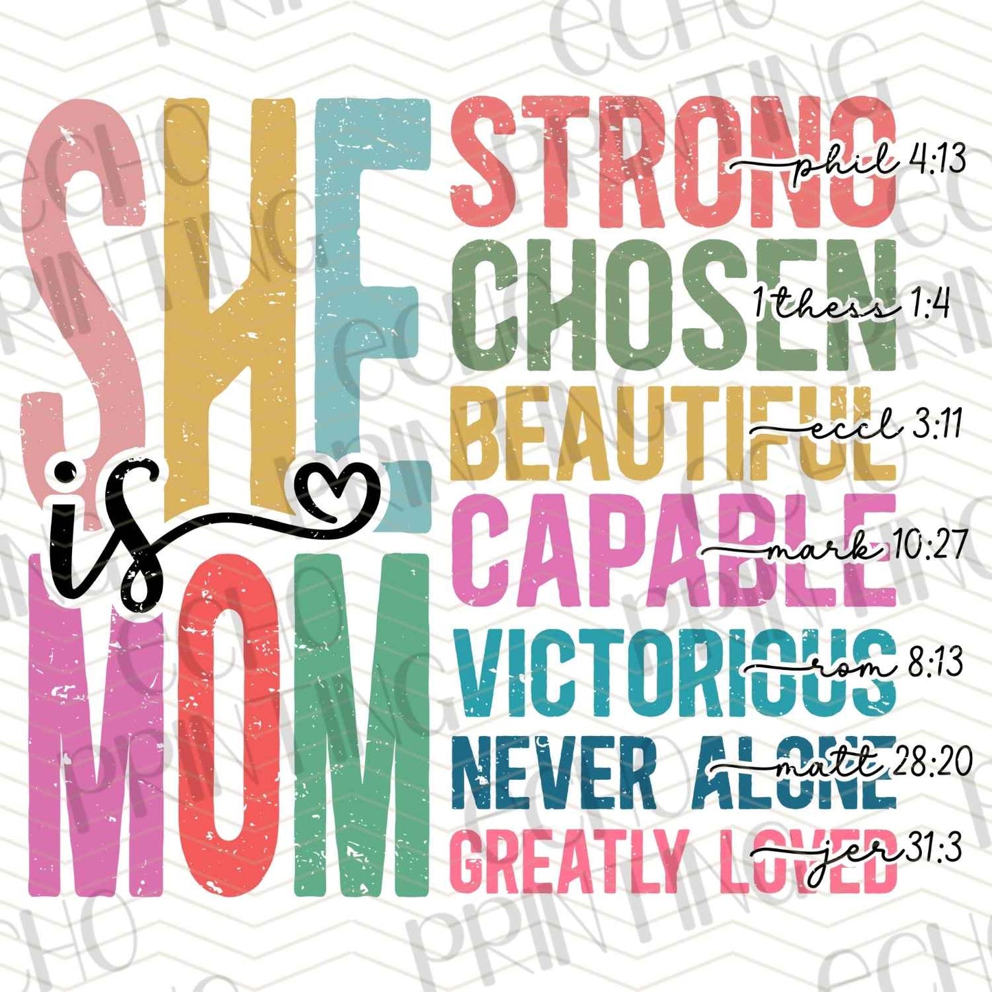 MGA 412 - SHE IS MOM PASTEL