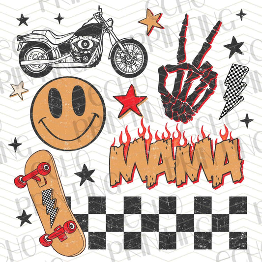 MGA 513 - MAMA SMILEY CHECKERED