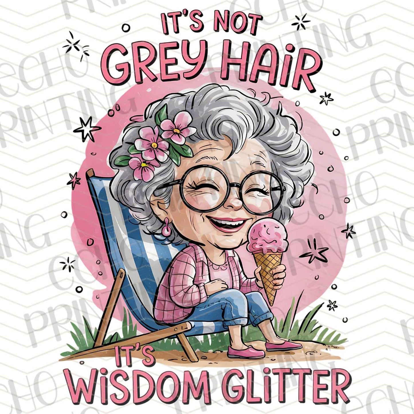 MGAG 552 - IT’S HOT IN GREY HAIR WISDOM GLITTER