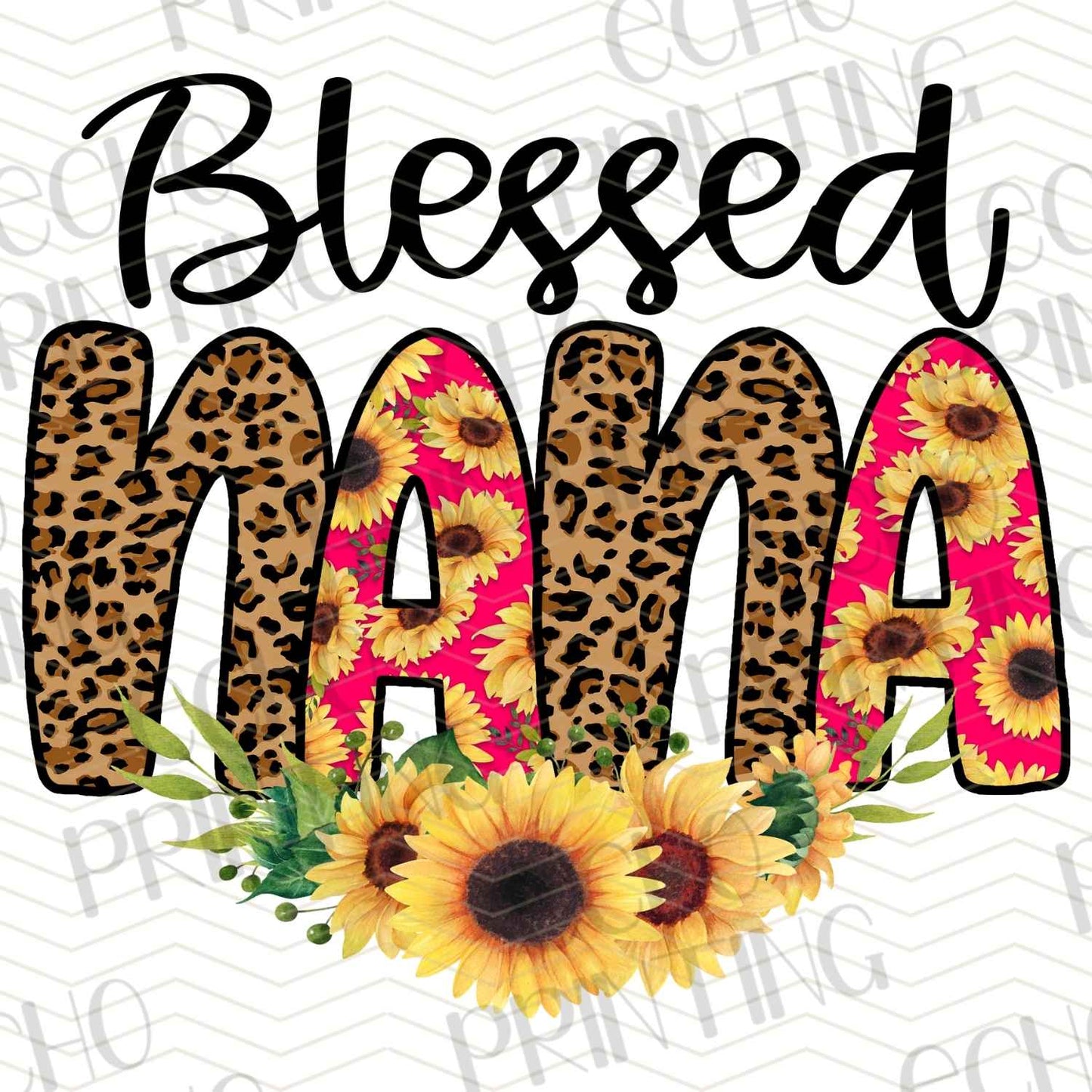 MGAG 605 - BLESSED MAMA FLORAL