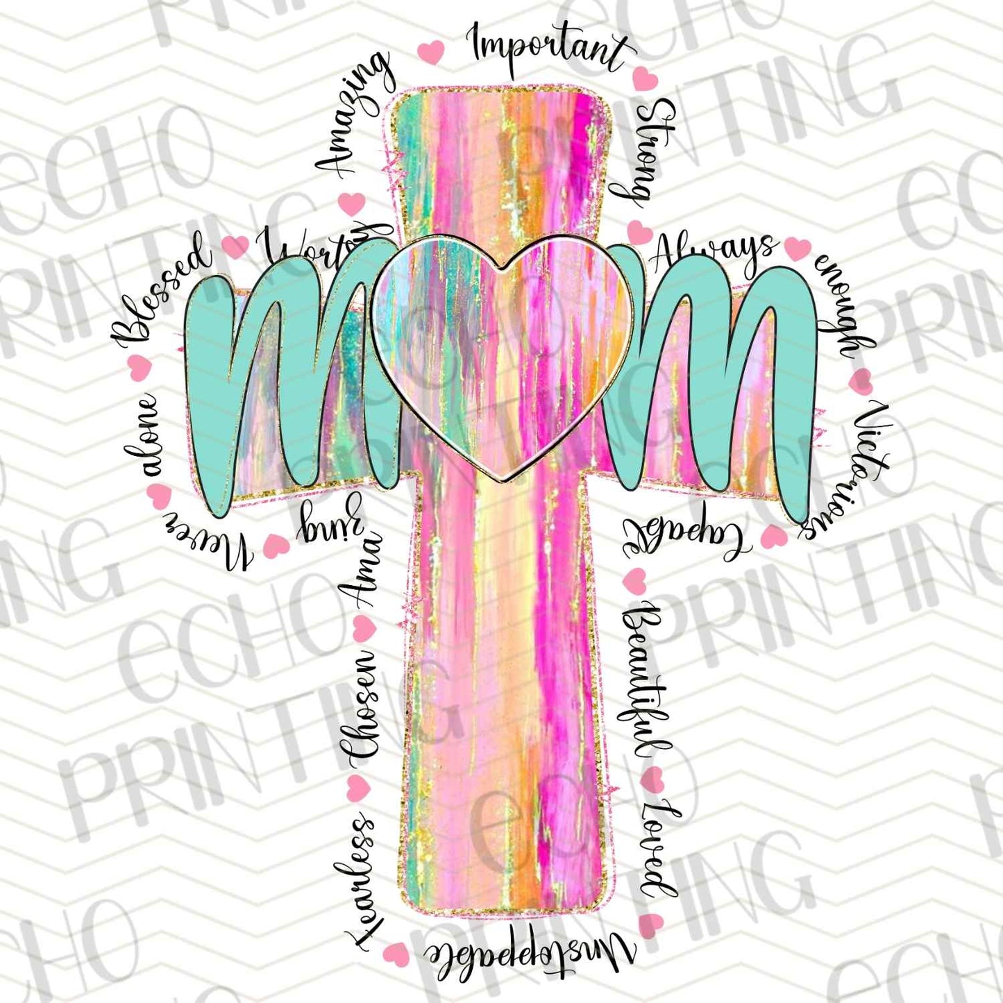 MGAG 626 - MOM CROSS BRIGHT COLORS