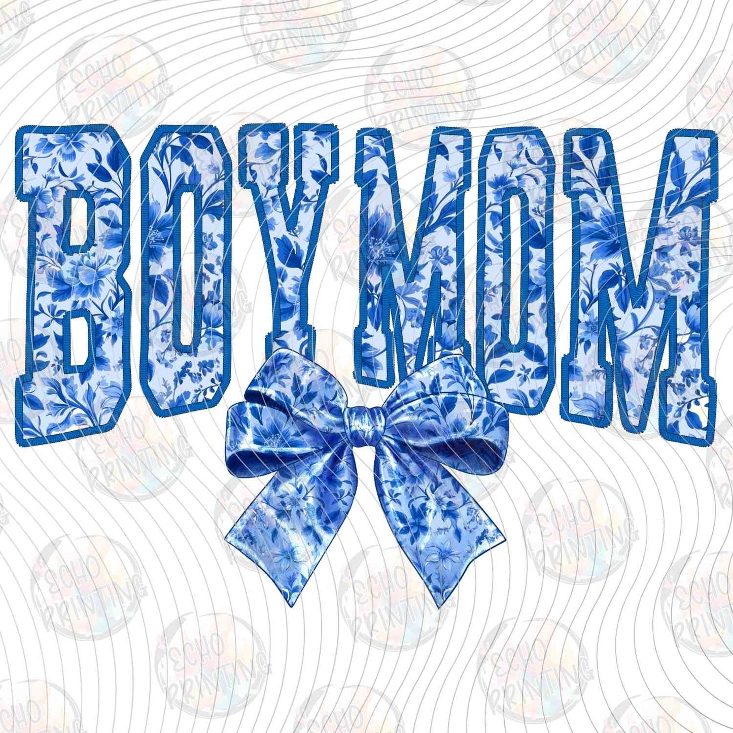 MGA 734 - BOY MOM BLUE PATTERN