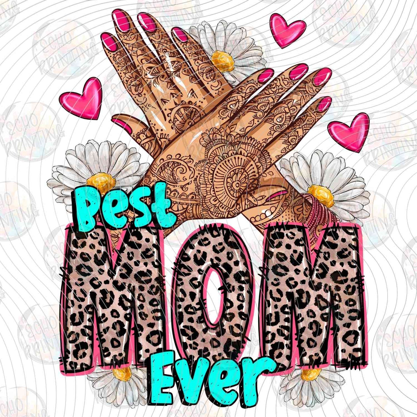 MGA 778 - BEST MOM EVER LEOPARD