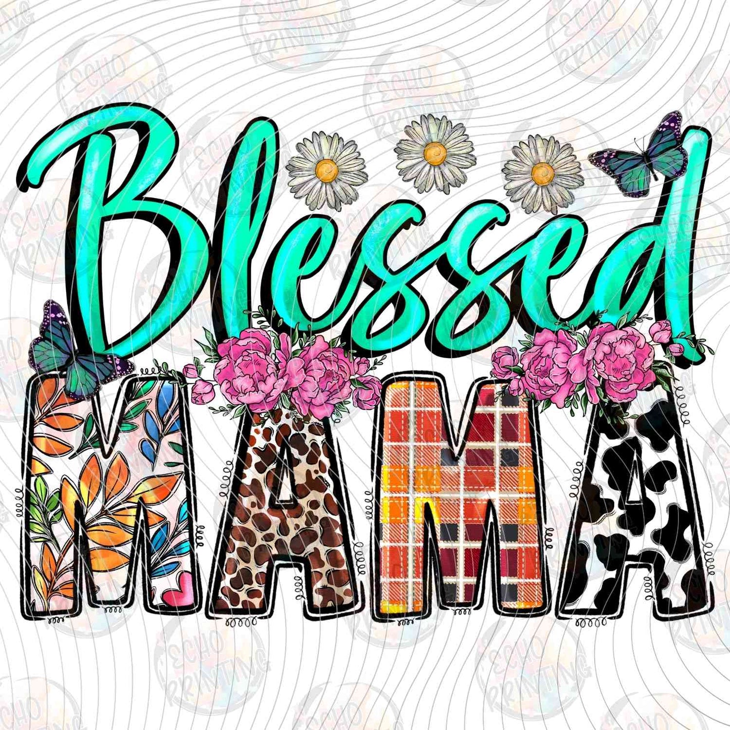 MGA 779 - BLESSED MAMA TURQUOISE