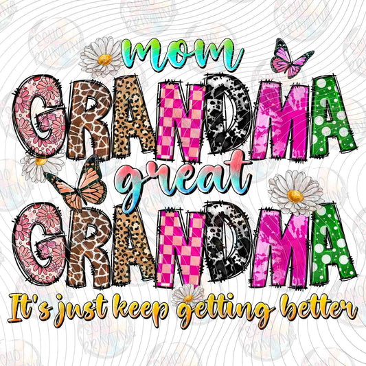 MGA 805 - MOM GRANDMA GREAT