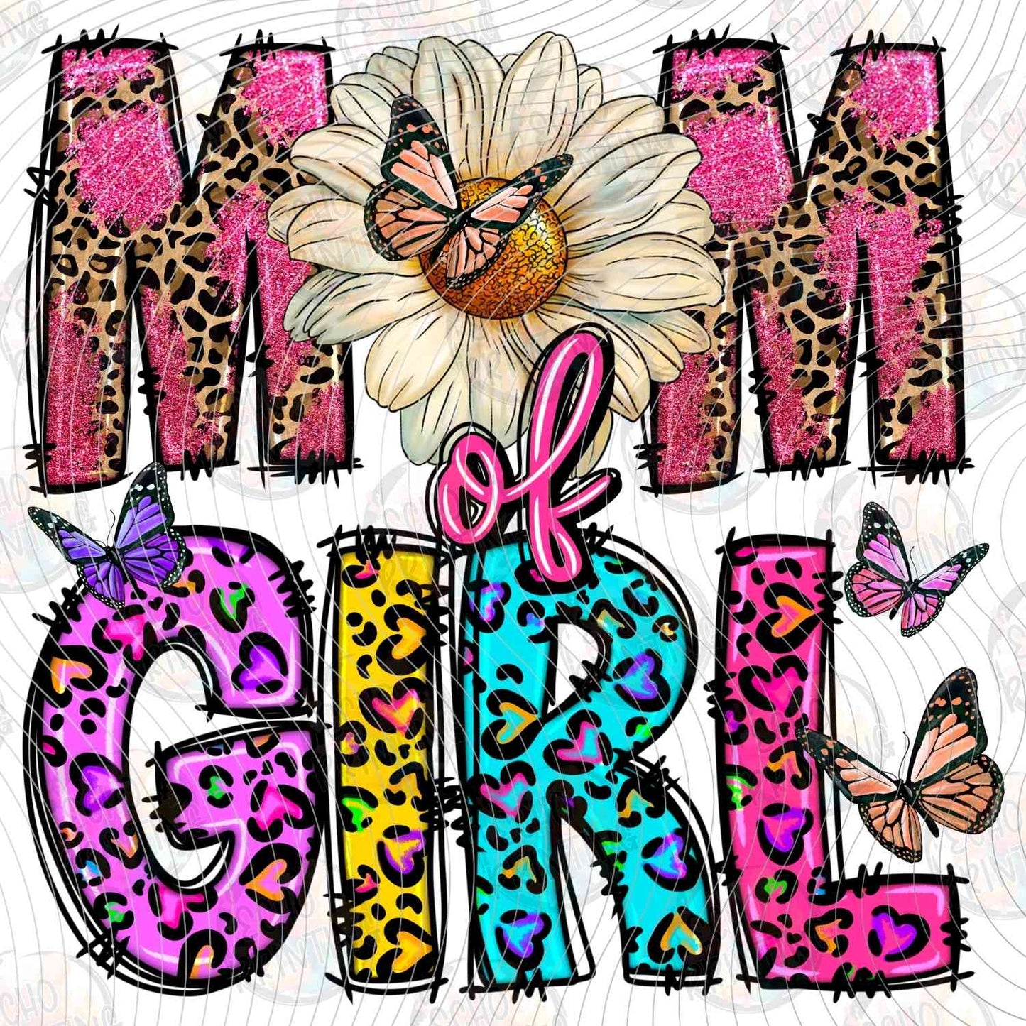 MGA 808 - MOM OF GIRLS LEOPARD