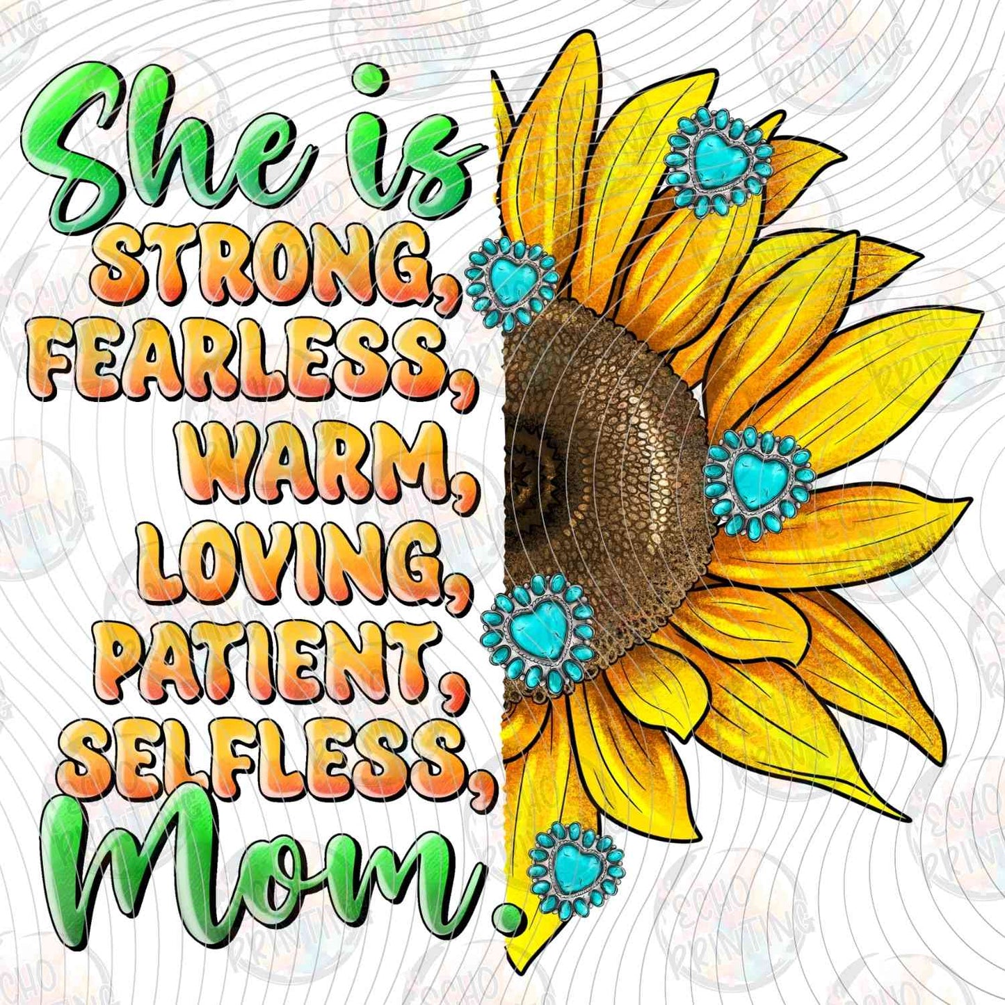 MGA 835 - SHE IS MOM SUNFLOWER