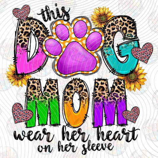 MGA 840 - DOG MOM PAW PRINTS