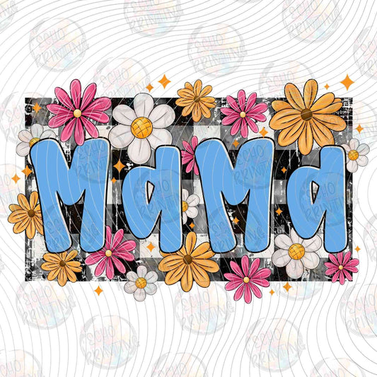 MGA 855 - MAMA BLUE FLORAL