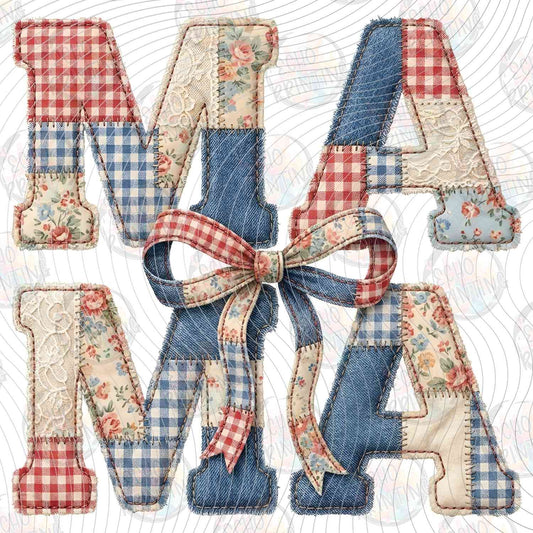 MGA 879 - MAMA PLAID BOW