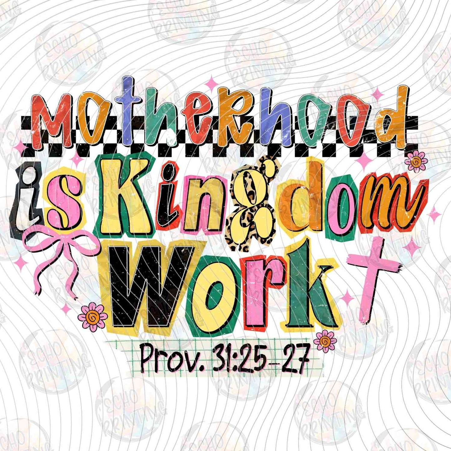 MGA 897 - MOTHERHOOD KINGDOM WORK CROSS