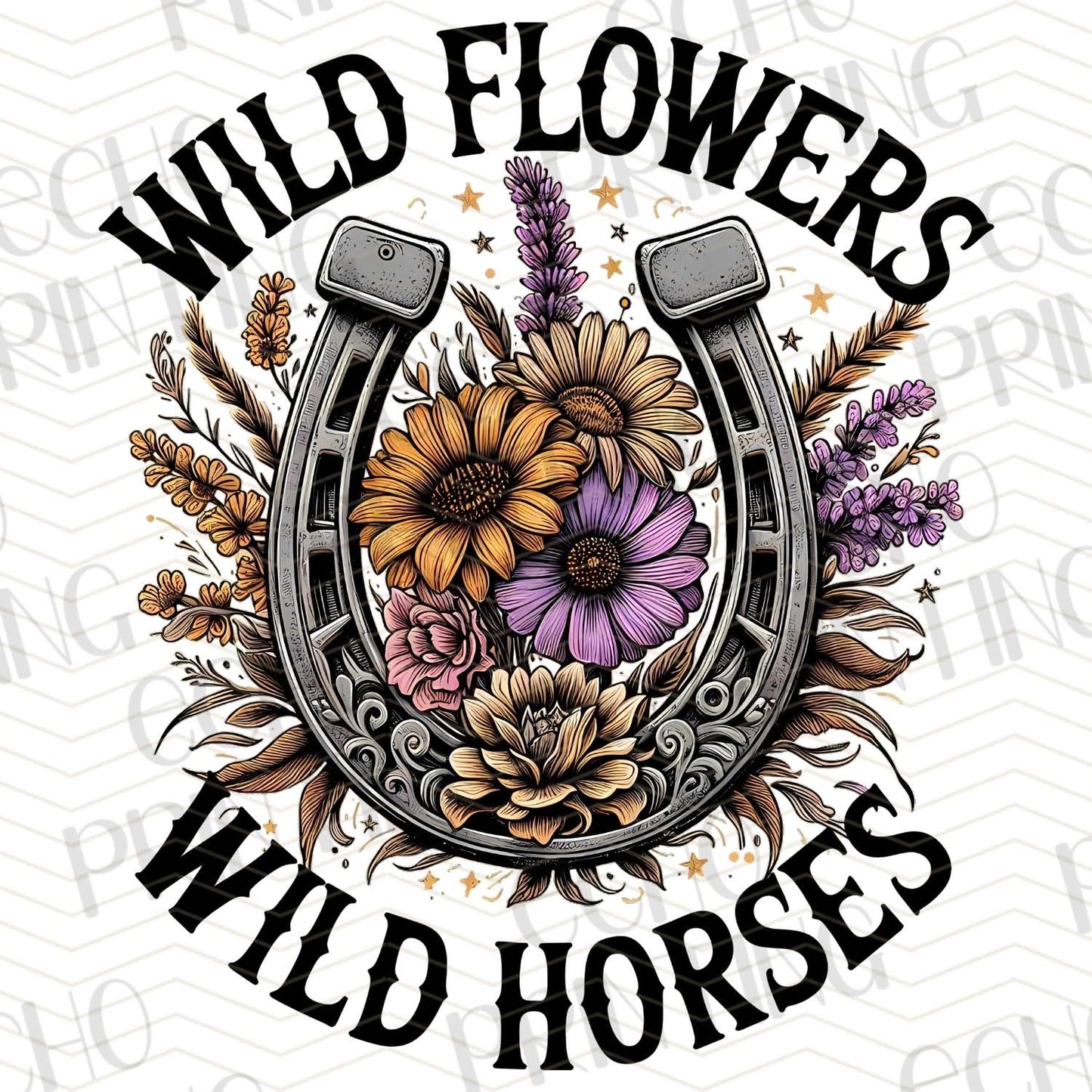 MHSM 114 - WILD FLOWERS WILD HORSES
