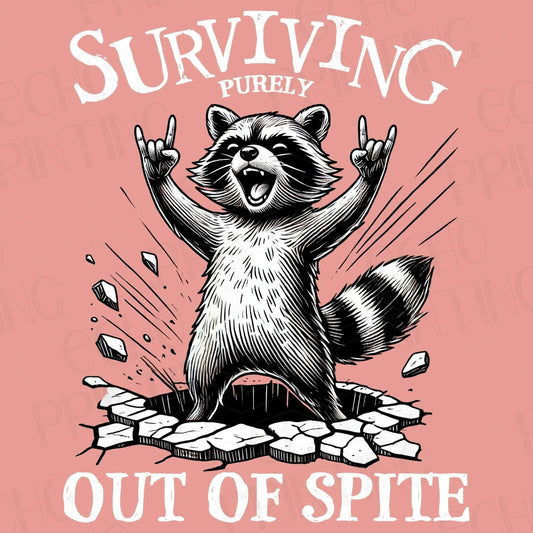 MHSM 128 - SURVIVING OUT OF SPITE RACCOON WHITE
