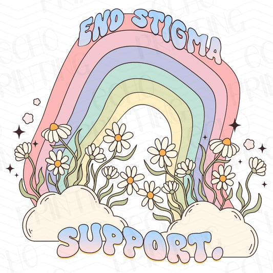 MHSM 136 - END STIGMA SUPPORT RAINBOW