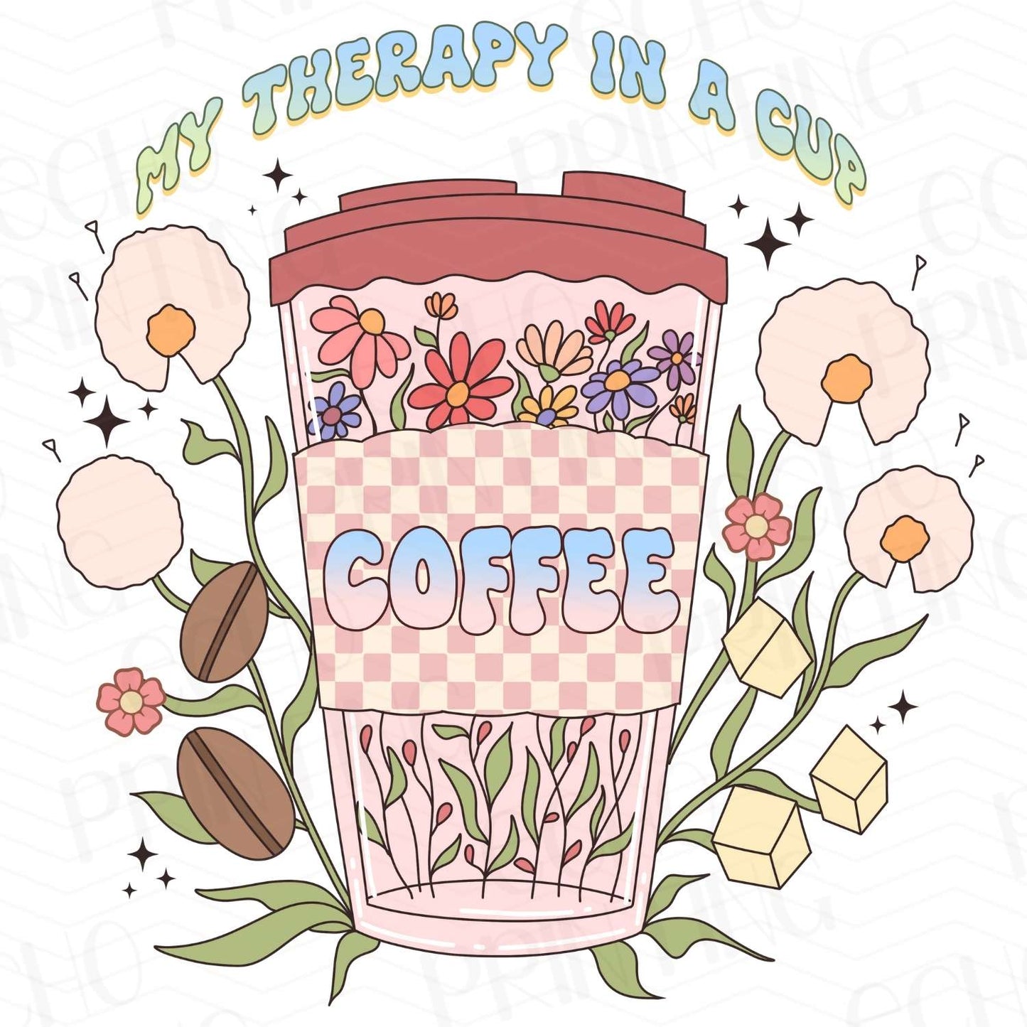 MHSM 140 - COFFEE IS THERAPY IN A CUP