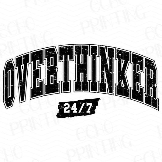 MHSM 190 - OVERTHINKER 24/7 BLACK