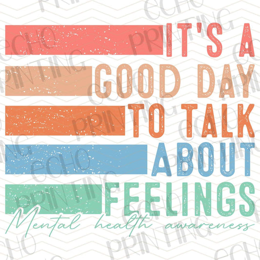 MHSM 210 - IT’S A GOOD DAY TO TALK ABOUT FEELINGS