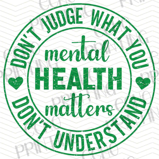 MHSM 228 - DON’T JUDGE MENTAL HEALTH